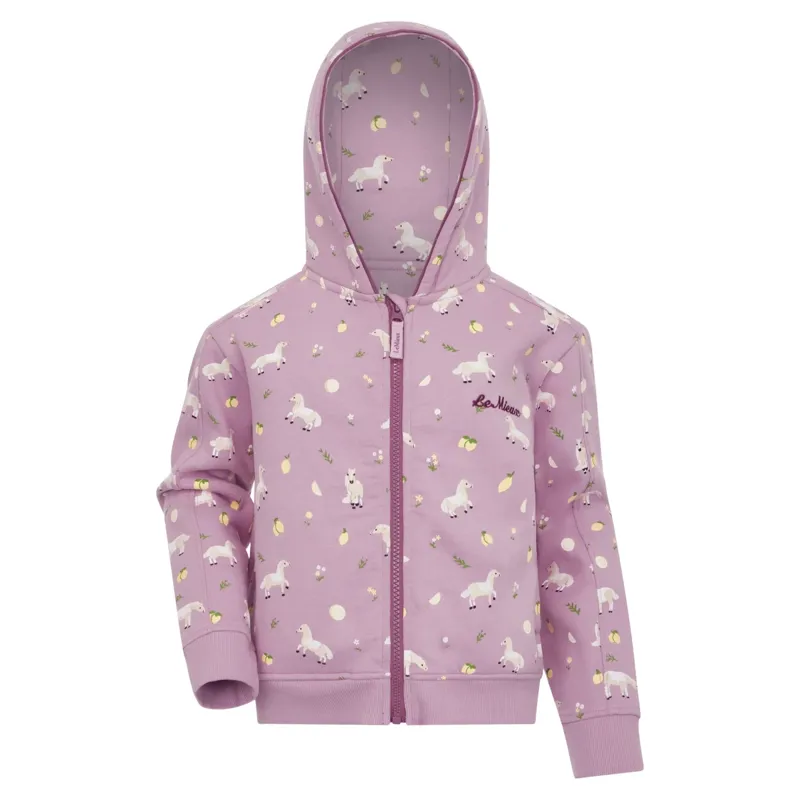 LeMieux Mini Charlie Zip Through Junior Hoodie - Fondant-1