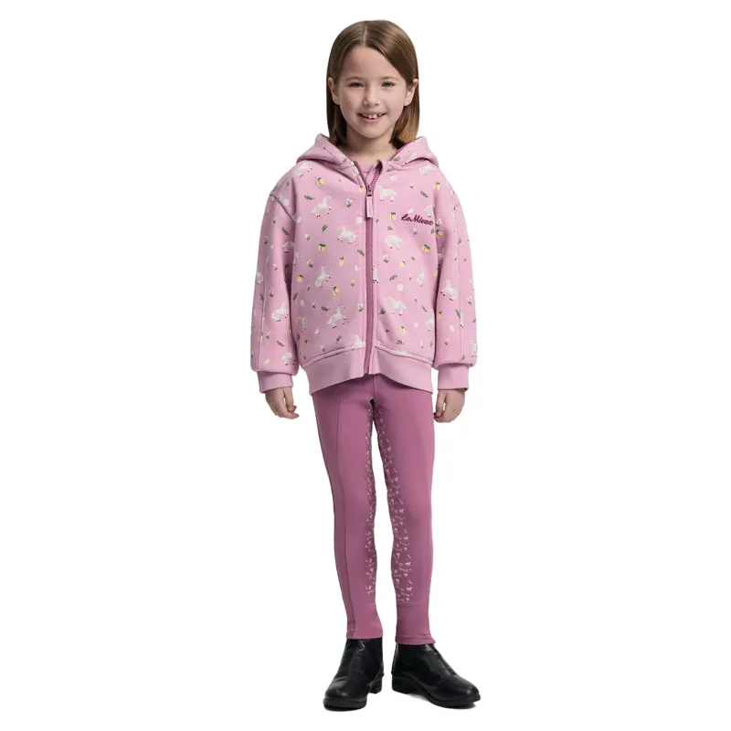 LeMieux Mini Charlie Zip Through Junior Hoodie - Fondant-3