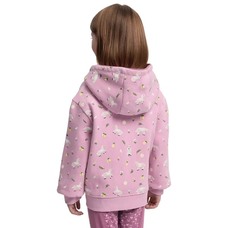 LeMieux Mini Charlie Zip Through Junior Hoodie - Fondant-4