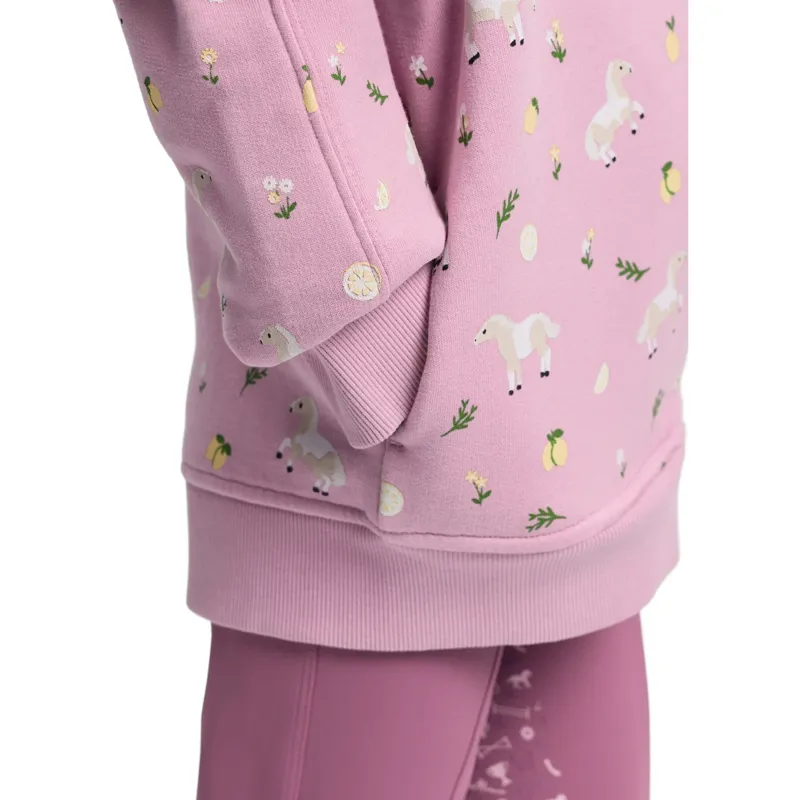 LeMieux Mini Charlie Zip Through Junior Hoodie - Fondant-5