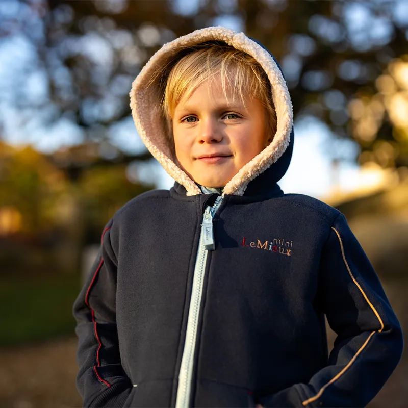 LeMieux Mini Charlie Lined Hoodie - Navy-3