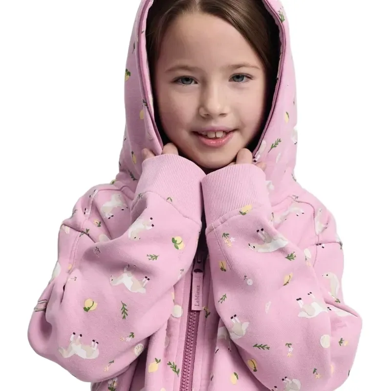 LeMieux Mini Charlie Zip Through Junior Hoodie - Fondant-7