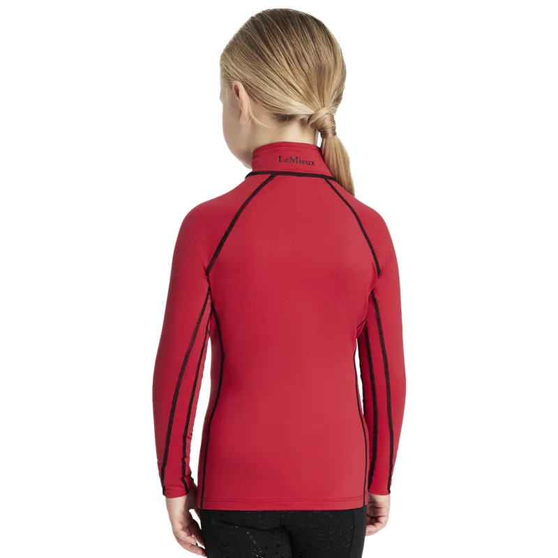 LeMieux Classique Mini Junior Base Layer - Chilli-3