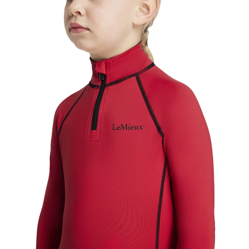 LeMieux Classique Mini Junior Base Layer - Chilli-2