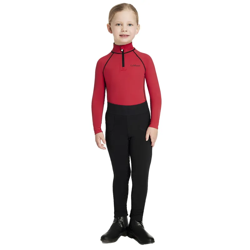 LeMieux Classique Mini Junior Base Layer - Chilli-1