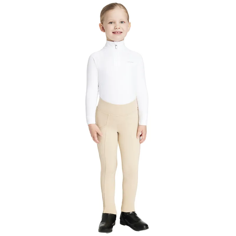 LeMieux Classique Mini Junior Base Layer - White-3