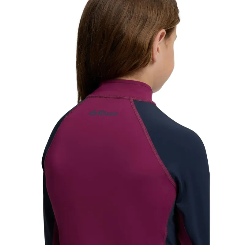 LeMieux Mini Classique Junior Base Layer - Blackberry-4