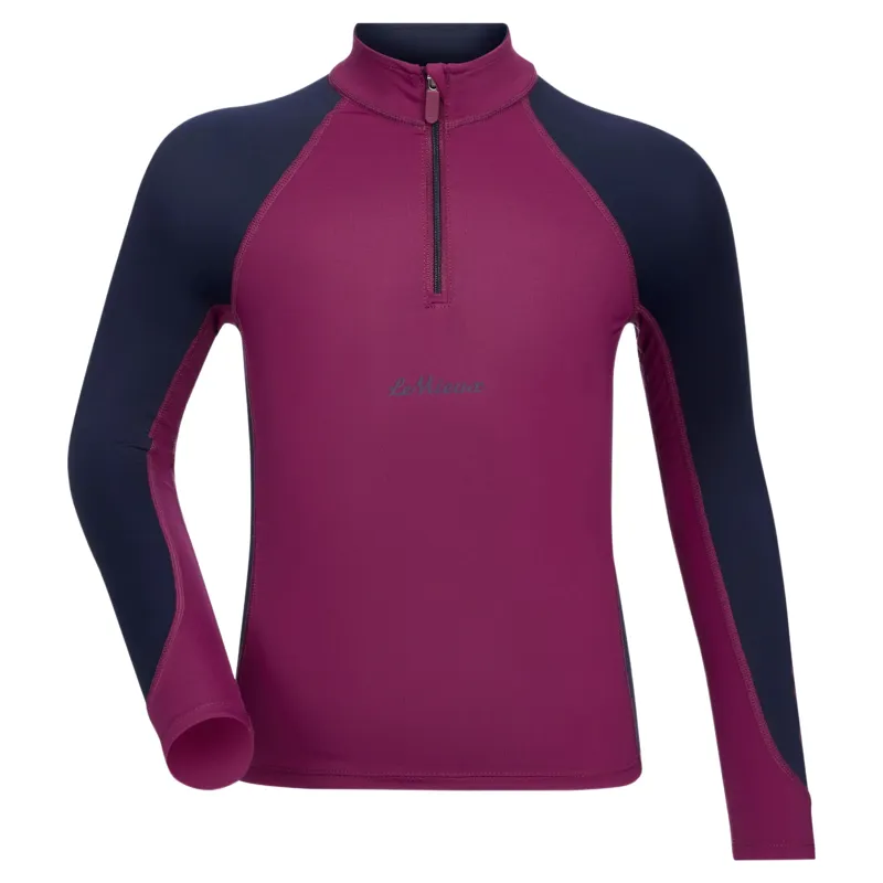 LeMieux Mini Classique Junior Base Layer - Blackberry-1