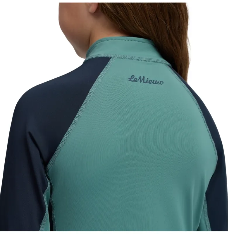 LeMieux Mini Classique Junior Base Layer - Navy/Aloe-6