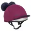 LeMieux Mini Double Pom Hat Silk - Blackberry
