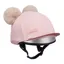 LeMieux Mini Junior Double Pom Hat Silk - Blossom