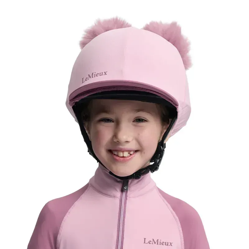 LeMieux Mini Double Pom Hat Silk - Fondant