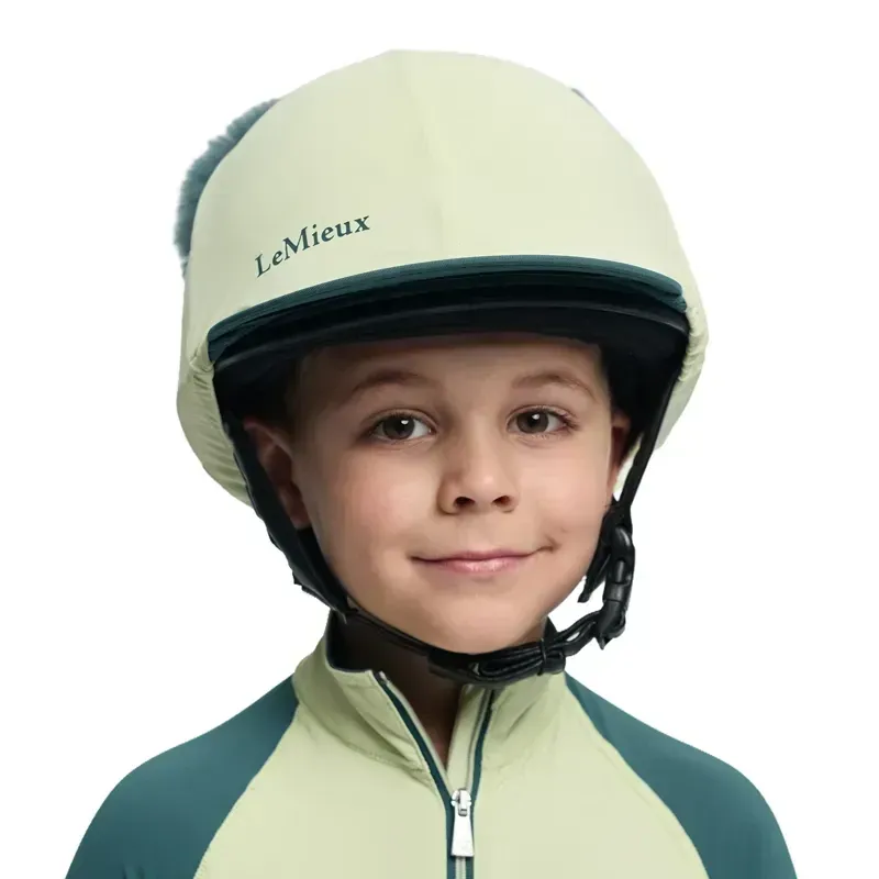 LeMieux Mini Double Pom Hat Silk - Macaron