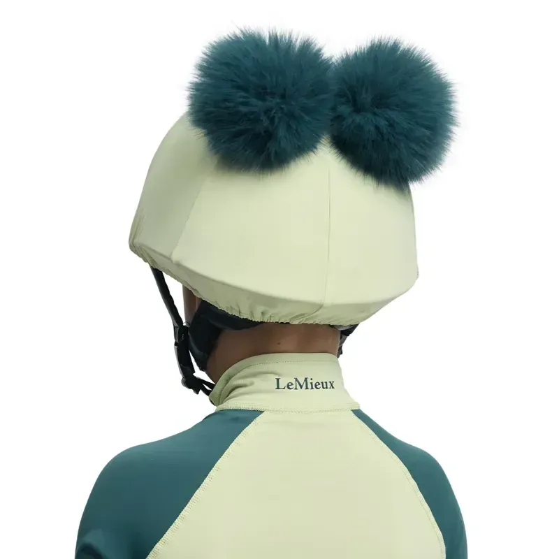 LeMieux Mini Double Pom Hat Silk - Macaron-1