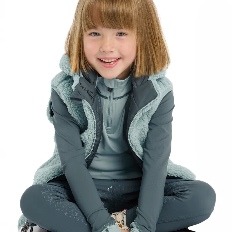 LeMieux Mini Elsie Reversible Gilet - Petrol-8