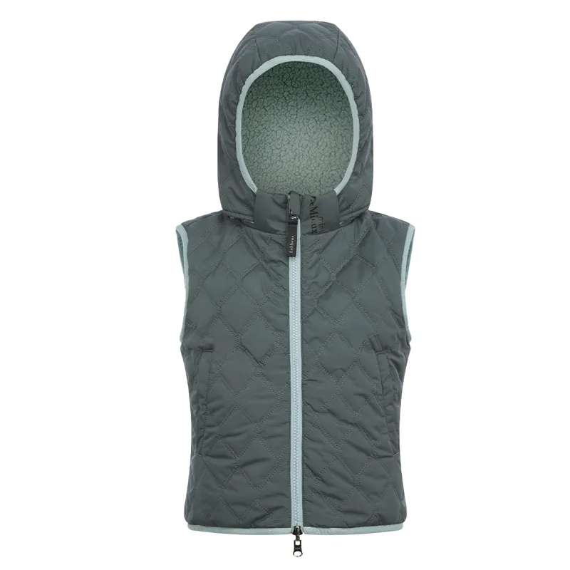 LeMieux Mini Elsie Reversible Gilet - Petrol-1