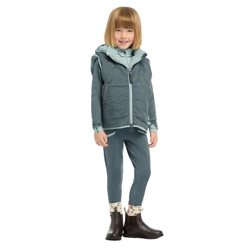 LeMieux Mini Elsie Reversible Gilet - Petrol-10