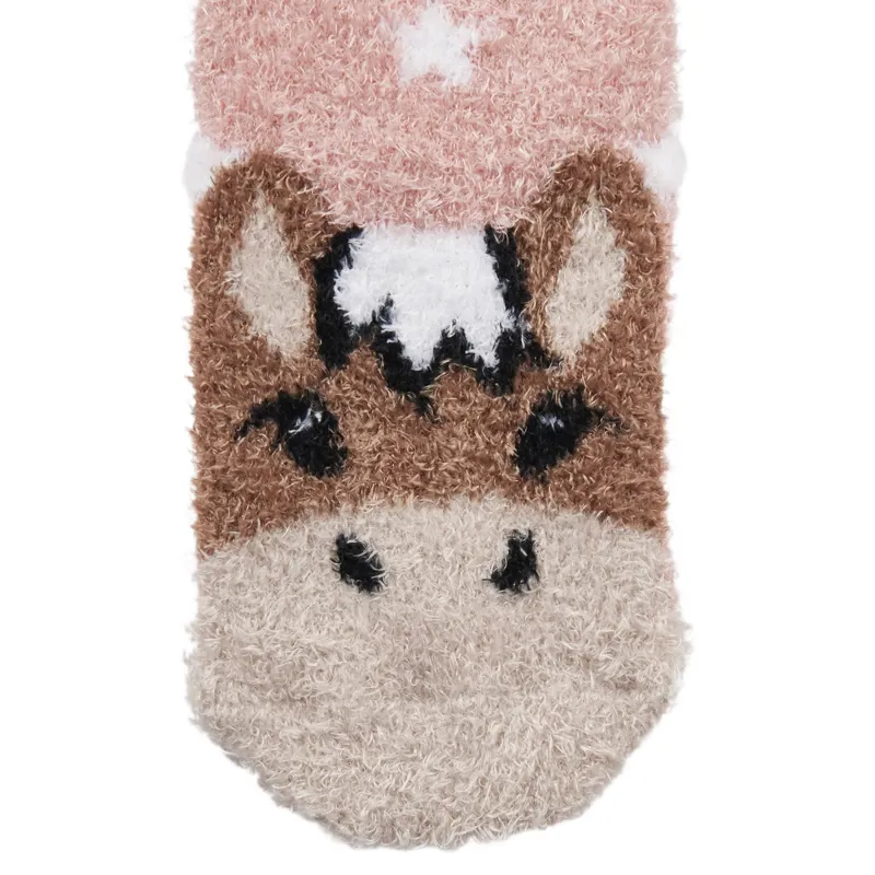 LeMieux Mini Fluffy Character Junior Socks - Oskar-2