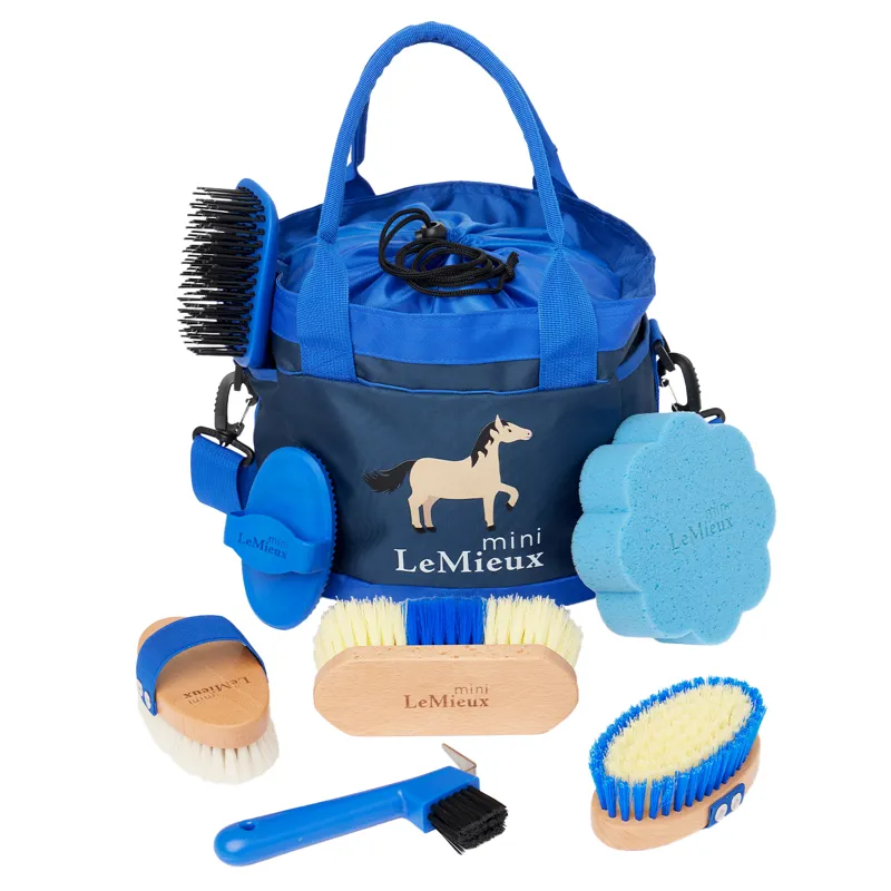 LeMieux Mini Young Rider Grooming Set - Benetton Blue