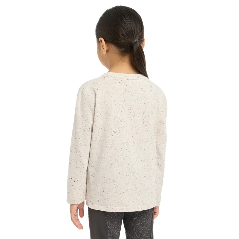 LeMieux Mini Jessie Long Sleeve Tee - Ecru/Nep-4