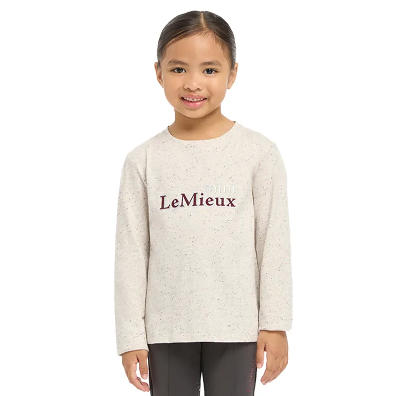LeMieux Mini Jessie Long Sleeve Tee - Ecru/Nep