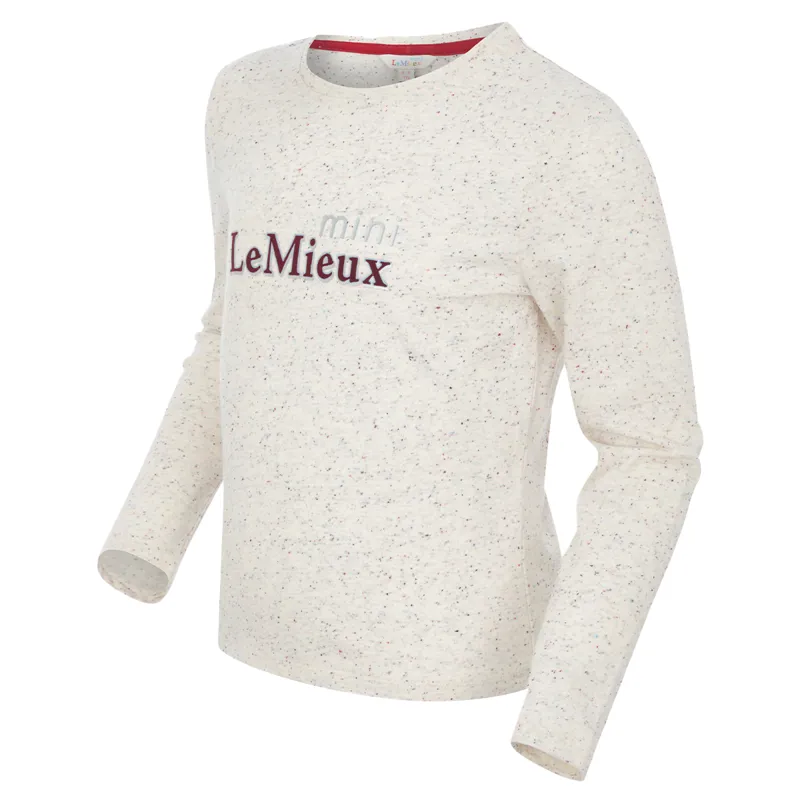 LeMieux Mini Jessie Long Sleeve Tee - Ecru/Nep-5
