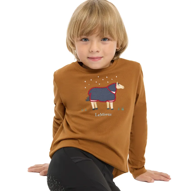 LeMieux Mini Jessie Long Sleeve Tee - Ginger-8