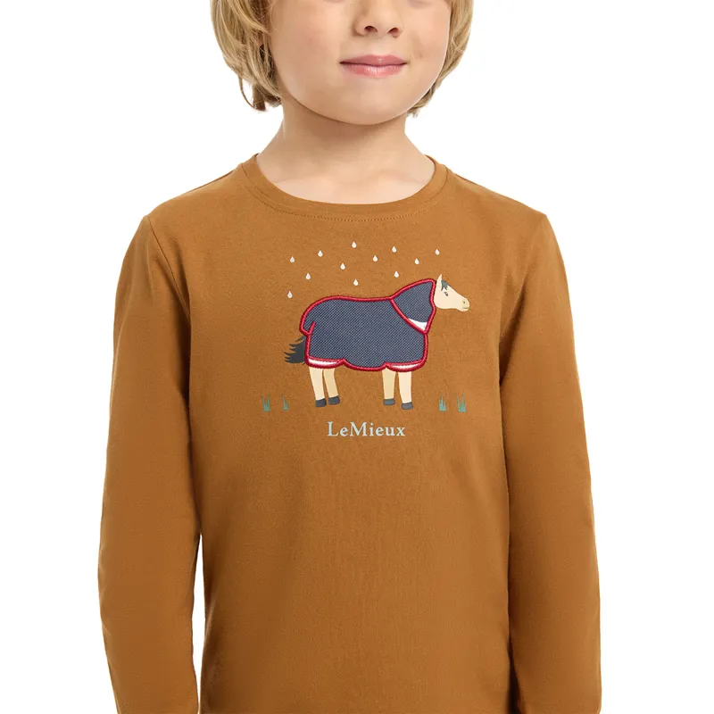 LeMieux Mini Jessie Long Sleeve Tee - Ginger-7