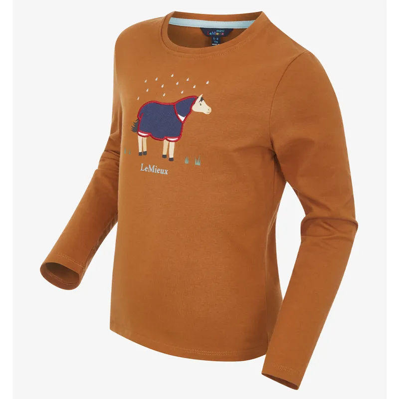 LeMieux Mini Jessie Long Sleeve Tee - Ginger-4