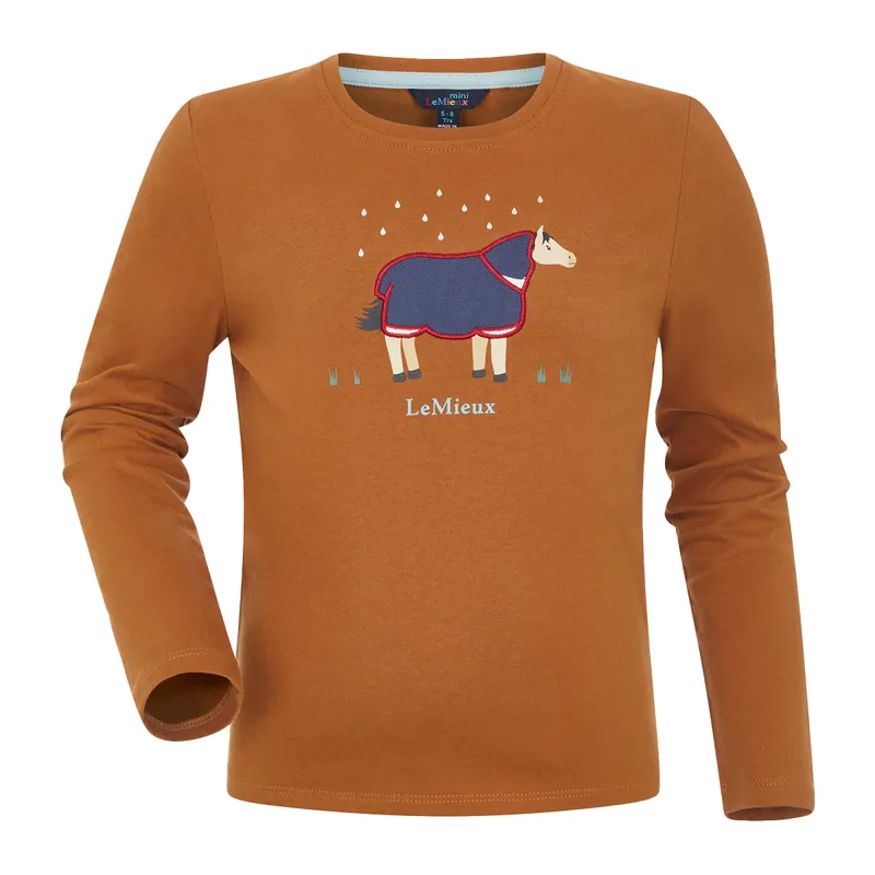 LeMieux Mini Jessie Long Sleeve Tee - Ginger-2