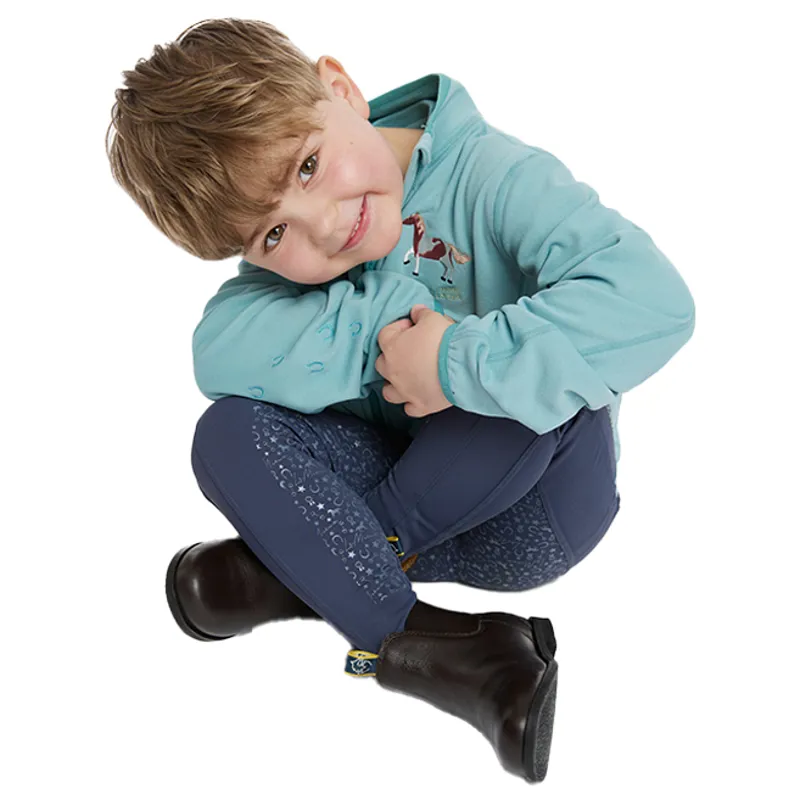 LeMieux Mini Mari Zip Through Junior Sweatshirt - Aqua-5