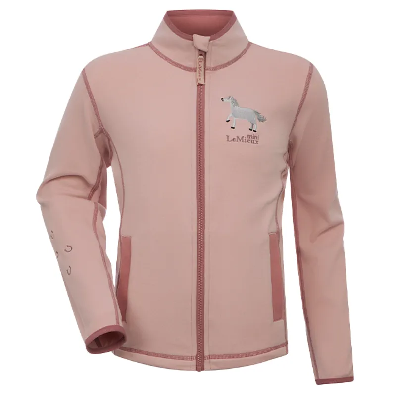 LeMieux Mini Mari Zip Through Junior Sweatshirt - Blossom-1