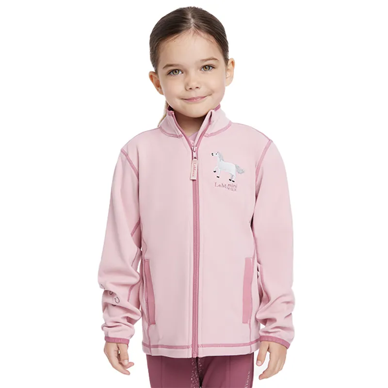 LeMieux Mini Mari Zip Through Junior Sweatshirt - Blossom-3