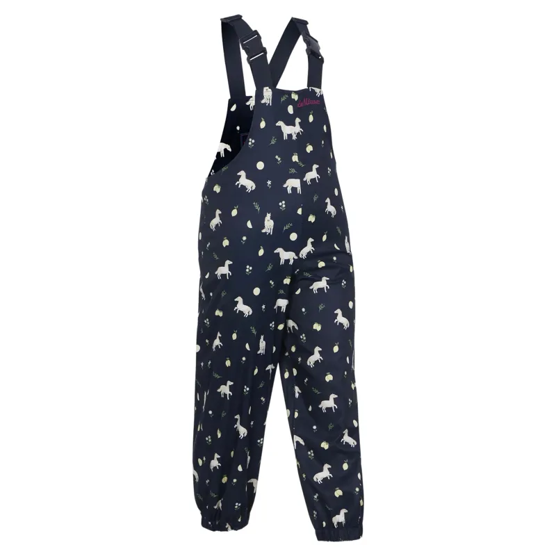 LeMieux Mini Pippin Junior Waterproof Splash Dungarees - Navy-2
