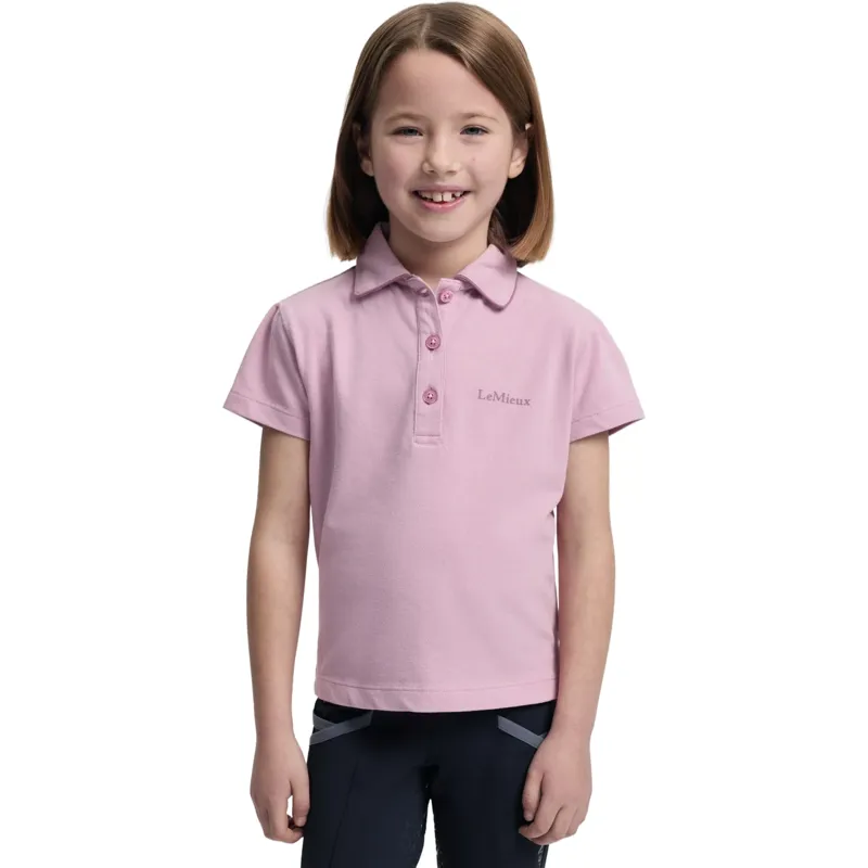 LeMieux Mini Junior Polo Shirt - Fondant-1