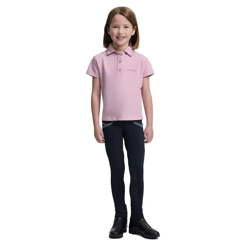 LeMieux Mini Junior Polo Shirt - Fondant-2