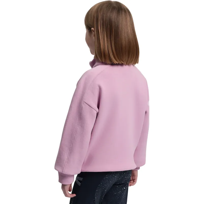 LeMieux Mini Quinn Junior Quarter Zip Jumper - Fondant-4