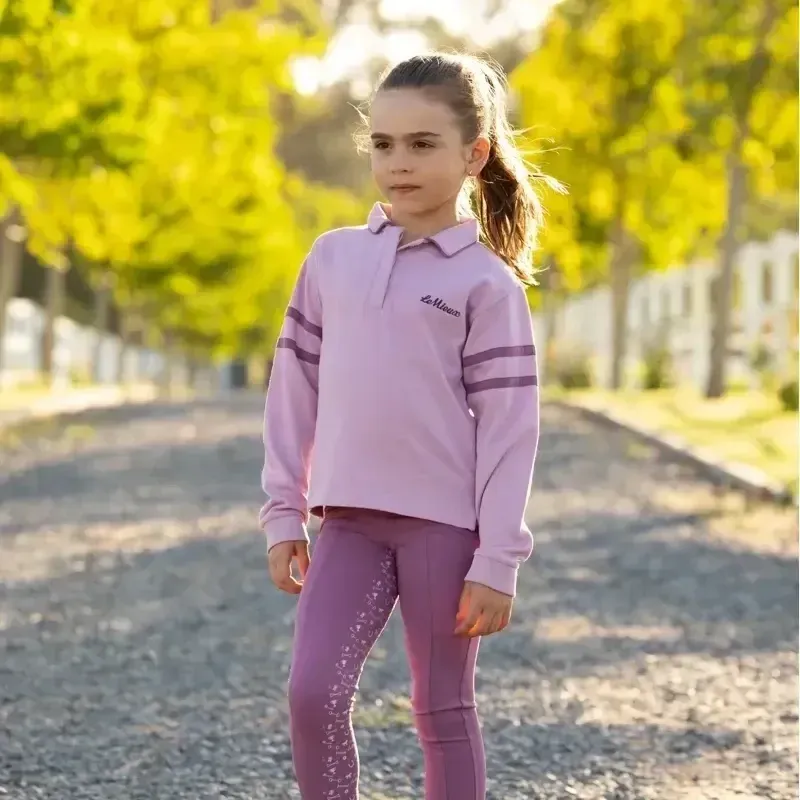 LeMieux Mini Robbie Junior Rugby Shirt - Mallow-2