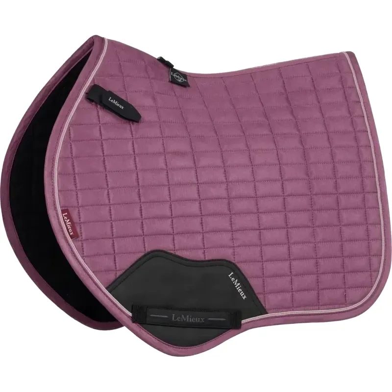 LeMieux Mini Suede Close Contact Square - Mallow