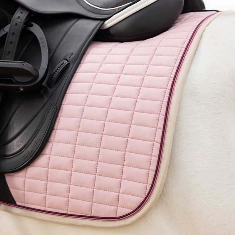 LeMieux Mini Suede Close Contact Square - Blossom-4