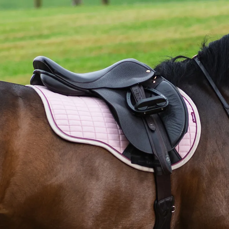 LeMieux Mini Suede Close Contact Square - Blossom-1