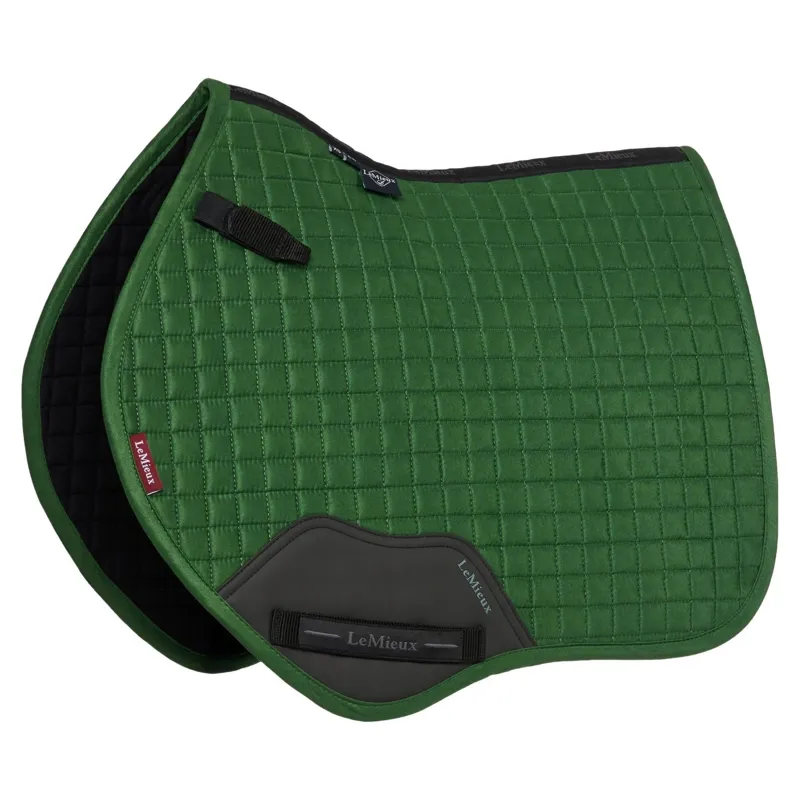 LeMieux Mini Suede Close Contact Square - Hunter Green