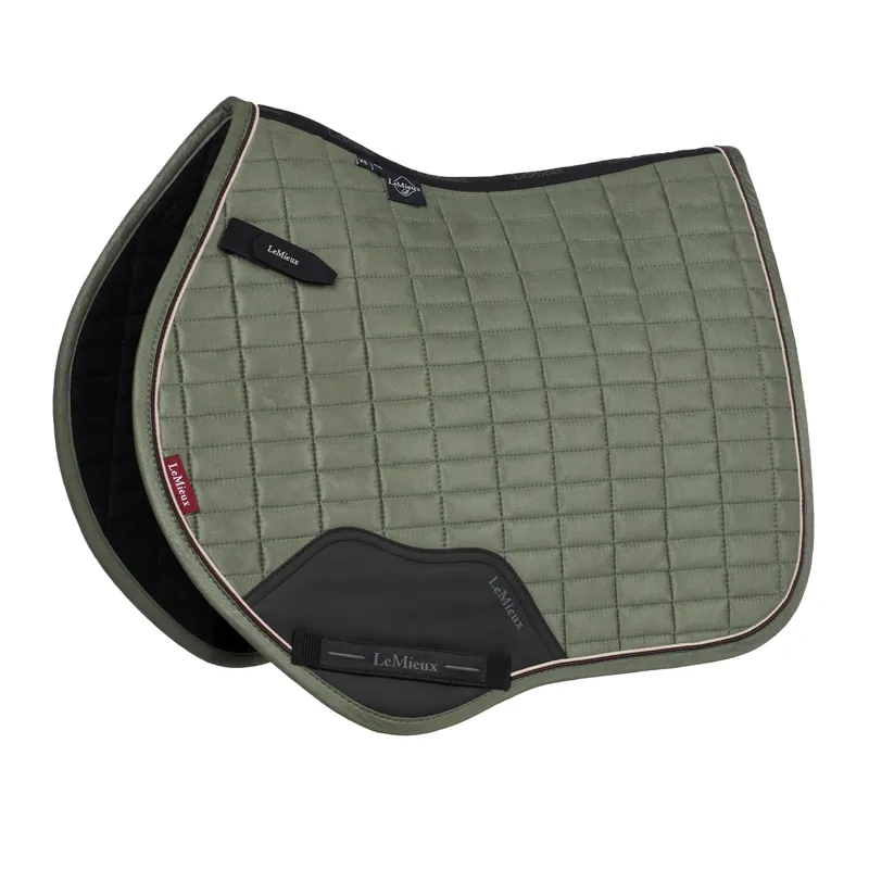 LeMieux Mini Suede Close Contact Square - Rosemary