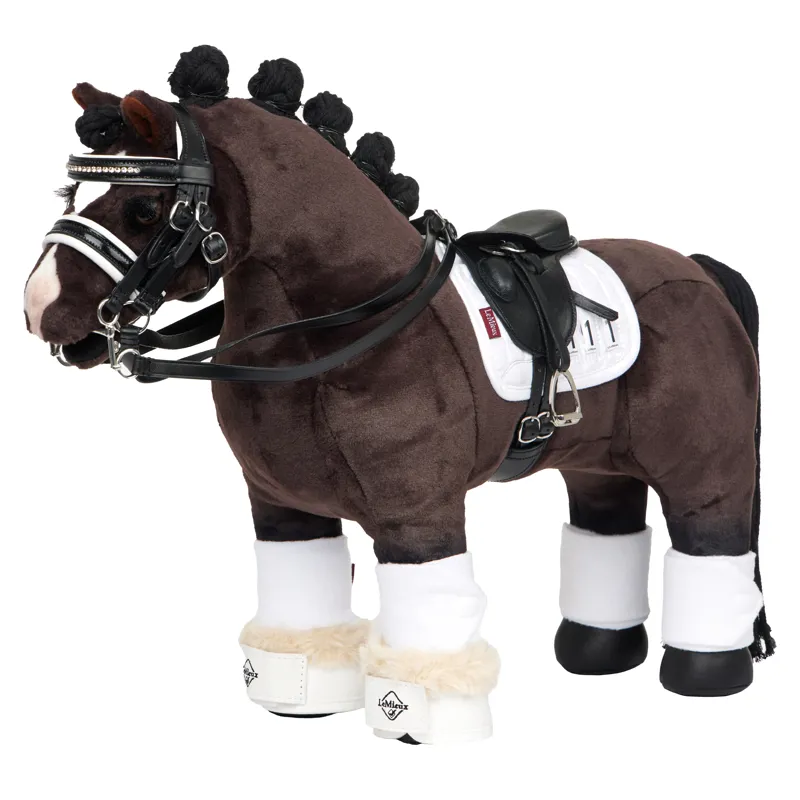 LeMieux Mini Toy Pony Dressage Square - White-2
