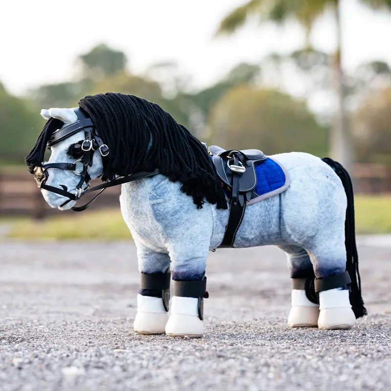 LeMieux Mini Toy Pony Saddlecloth - Benetton Blue-2