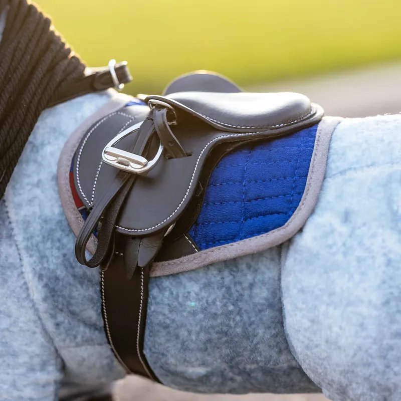 LeMieux Mini Toy Pony Saddlecloth - Benetton Blue-3