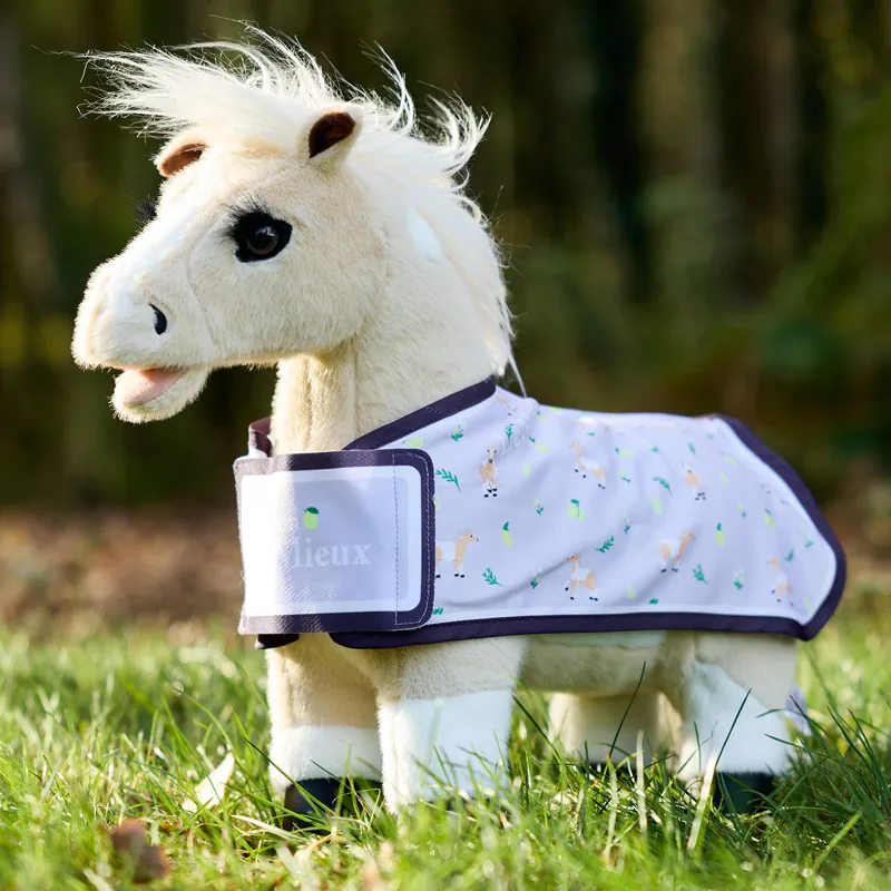 LeMieux Mini Toy Pony Show Rug - Lilac/Lemon-1