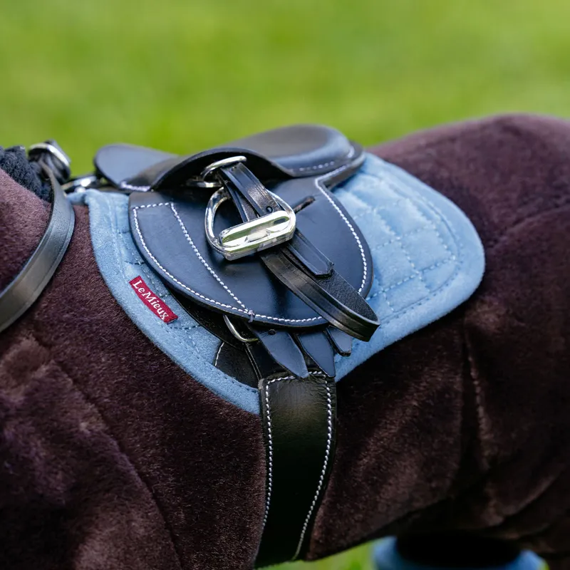 LeMieux Mini Toy Pony Saddlecloth - Ice Blue-1