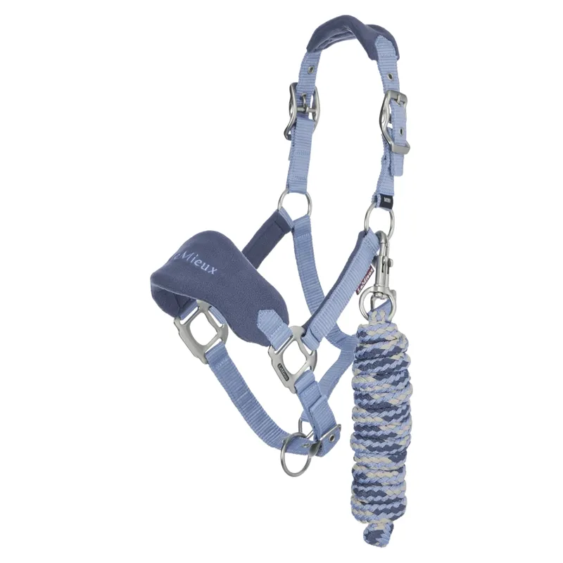 LeMieux Mini Vogue Headcollar and Leadrope  - Powder Blue