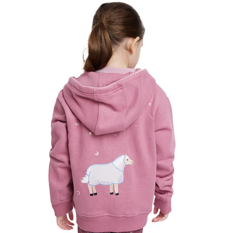 LeMieux Mini Charlie Zip Through Junior Hoodie - Blossom-2